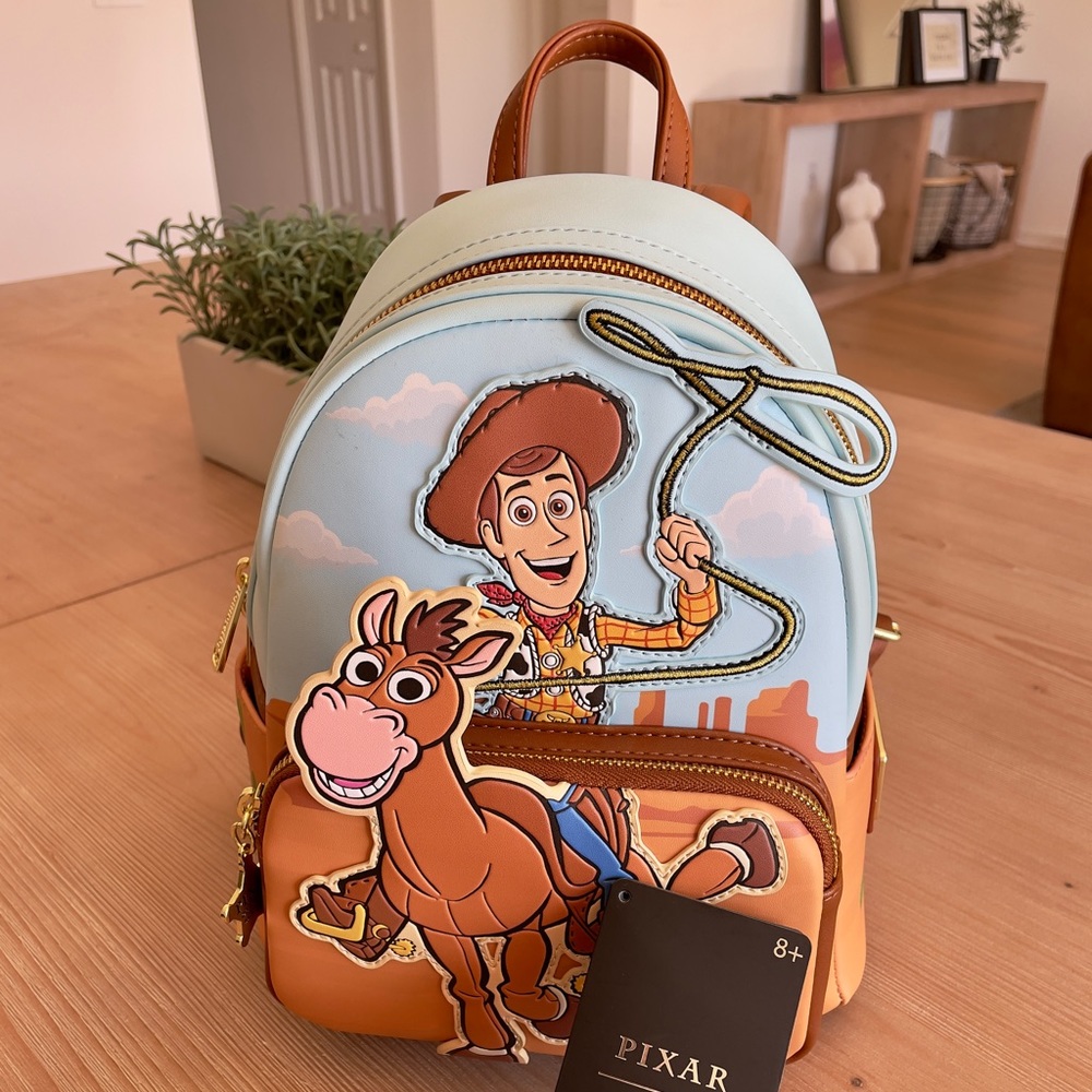 Disney Pixar Woody & Bullseye Loungefly Mini Backpack